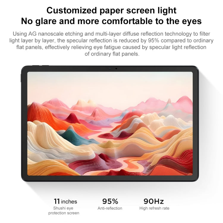 Lenovo Xiaoxin Pad 2024 Paperlike Screen Learning Version 11 inch WiFi Tablet, 8GB+128GB, Android 13, Qualcomm Snapdragon 685 Octa Core, Support Face Identification(Dark Grey) - Lenovo by Lenovo | Online Shopping South Africa | PMC Jewellery | Buy Now Pay Later Mobicred