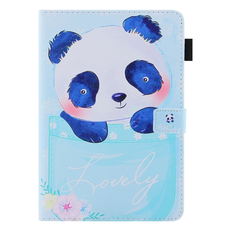 For iPad Pro 11 2024 Colored Drawing Leather Smart Tablet Case(Cup Panda) - iPad Pro 11 2024 Cases by PMC TechLife | Online Shopping South Africa | PMC TechLife | Buy Now Pay Later Mobicred