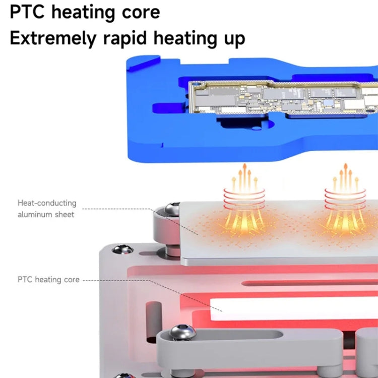 Mechanic Heat Air Intelligent Motherboard Layered Desoldering Station For iPhone X-15 Series, EU Plug - Separation Equipment by MECHANIC | Online Shopping South Africa | PMC Jewellery | Buy Now Pay Later Mobicred