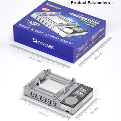 Mechanic Heat Air Intelligent Motherboard Layered Desoldering Station For iPhone X-15 Series, EU Plug - Separation Equipment by MECHANIC | Online Shopping South Africa | PMC Jewellery | Buy Now Pay Later Mobicred