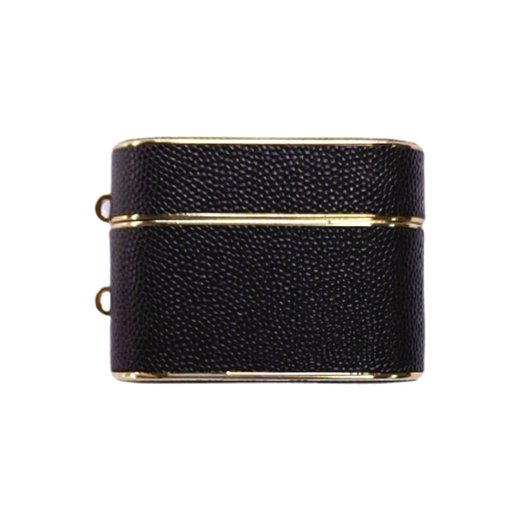 For AirPods Pro Cylindrical Ball Texture Bluetooth Earphone Protective Case(Black) - For AirPods Pro by PMC Jewellery | Online Shopping South Africa | PMC Jewellery | Buy Now Pay Later Mobicred