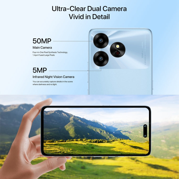 UMIDIGI G6 5G, 6GB+128GB, Face ID Identification, 6.6 inch UMIDIGI OS Dimensity 6100+ 5G Octa Core, Network: 5G(Ice Blue) - UMIDIGI by UMIDIGI | Online Shopping South Africa | PMC Jewellery | Buy Now Pay Later Mobicred