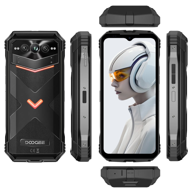 DOOGEE Vmax Plus 5G Rugged Phone, 16GB+512GB, 6.58 inch Android 14 MediaTek Dimensity 7050 Octa Core, Network: 5G, OTG, NFC(Black) - DOOGEE by DOOGEE | Online Shopping South Africa | PMC Jewellery | Buy Now Pay Later Mobicred