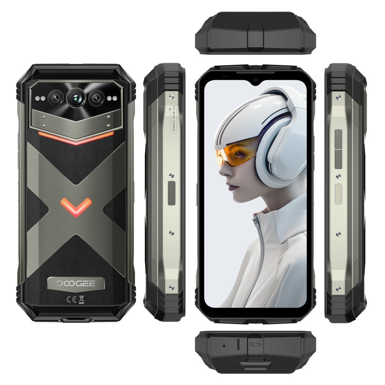 DOOGEE Vmax Plus 5G Rugged Phone, 16GB+512GB, 6.58 inch Android 14 MediaTek Dimensity 7050 Octa Core, Network: 5G, OTG, NFC(Grey) - DOOGEE by DOOGEE | Online Shopping South Africa | PMC Jewellery | Buy Now Pay Later Mobicred