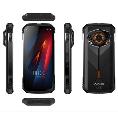 DOOGEE S PUNK Rugged Phone, 6GB+256GB, 6.58 inch Android 14 Spreadtrum T606 Octa Core, Network: 4G, OTG, NFC(Black) - DOOGEE by DOOGEE | Online Shopping South Africa | PMC Jewellery | Buy Now Pay Later Mobicred