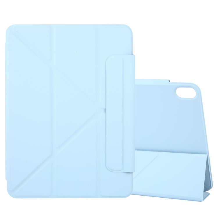 For iPad Air 13 2024 Y-Shape Double-sided Clip Magnetic Smart Tablet Case(Blue) - iPad Air 13 2024 Cases by PMC TechLife | Online Shopping South Africa | PMC TechLife | Buy Now Pay Later Mobicred