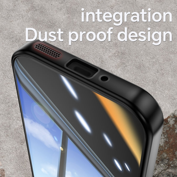For Google Pixel 9 / 9 Pro Acrylic Hybrid TPU Armor Shockproof Phone Case(Black Red) - Google Cases by PMC TechLife | Online Shopping South Africa | PMC TechLife | Buy Now Pay Later Mobicred