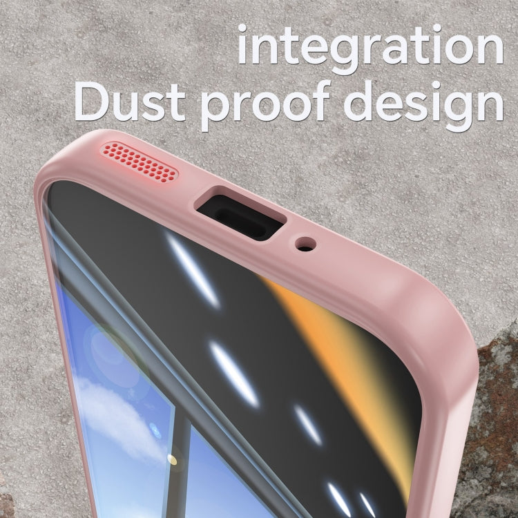 For Google Pixel 9 Acrylic Hybrid TPU Armor Shockproof Phone Case(Pink) - Google Cases by PMC TechLife | Online Shopping South Africa | PMC TechLife | Buy Now Pay Later Mobicred