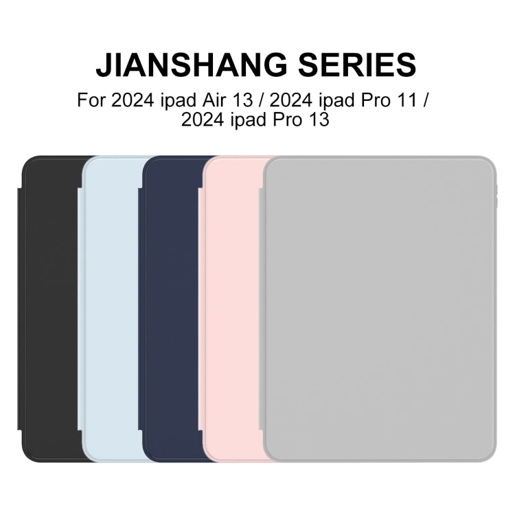 For iPad Pro 11 2024 Mutural Jianshang Series Smart Leather Tablet Case(Pink) - free shipping - PMC TechLife - Order now!