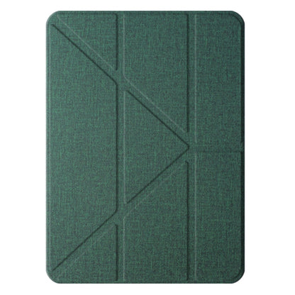 For iPad Pro 11 2024 Mutural Multi-fold Smart Leather Tablet Case(Green) - iPad Pro 11 2024 Cases by Mutural | Online Shopping South Africa | PMC Jewellery | Buy Now Pay Later Mobicred