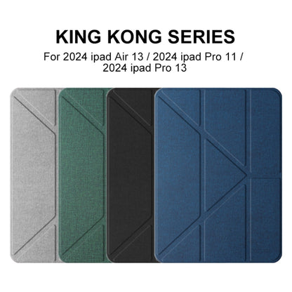 For iPad Pro 13 2024 Mutural Multi-fold Smart Leather Tablet Case(Green) - iPad Pro 13 2024 Cases by Mutural | Online Shopping South Africa | PMC Jewellery | Buy Now Pay Later Mobicred