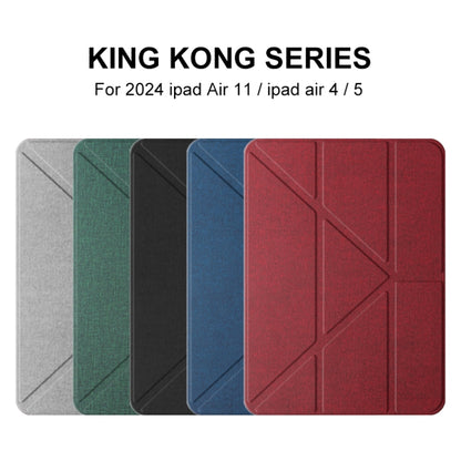 For iPad Air 11 2024 / Air 2022 10.9 Mutural Multi-fold Smart Leather Tablet Case(Green) - iPad Air 11 2024 Cases by Mutural | Online Shopping South Africa | PMC Jewellery | Buy Now Pay Later Mobicred