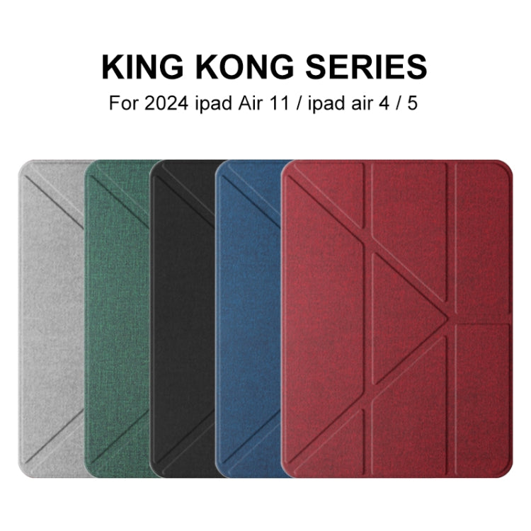 For iPad Air 11 2025 / 2024 Mutural Multi-fold Smart Leather Tablet Case(Blue) - free shipping - PMC TechLife - Order now!