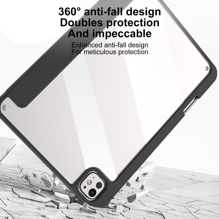 For iPad Pro 13 2024 Mutural Pinyue Series Smart Leather Tablet Case(Dark Blue) - iPad Pro 13 2024 Cases by Mutural | Online Shopping South Africa | PMC TechLife | Buy Now Pay Later Mobicred