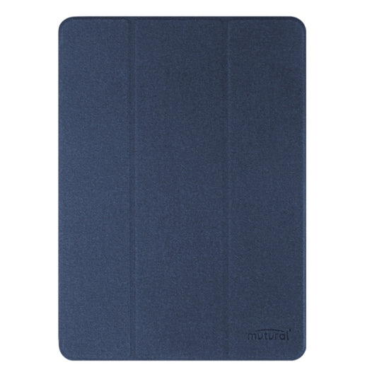 For iPad Pro 11 2024 Mutural YASHI Series Tablet Leather Smart Case(Blue) - iPad Pro 11 2024 Cases by Mutural | Online Shopping South Africa | PMC Jewellery | Buy Now Pay Later Mobicred