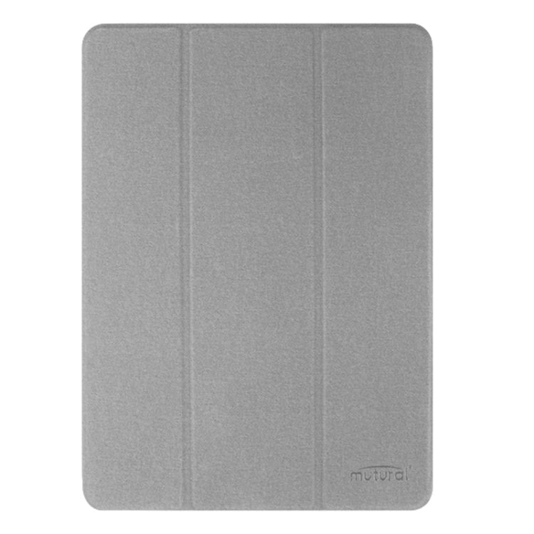 For iPad Air 11 2024 / Air 2022 10.9 Mutural YASHI Series Tablet Leather Smart Case(Grey) - iPad Air 11 2024 Cases by Mutural | Online Shopping South Africa | PMC Jewellery | Buy Now Pay Later Mobicred