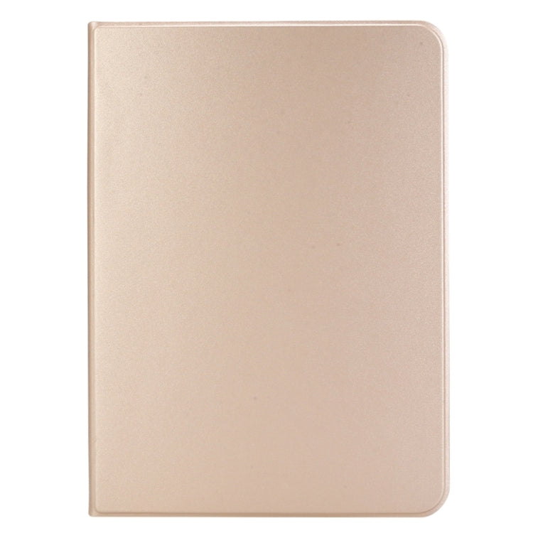For iPad Air 11 2024 Stretch Voltage Plain Leather Smart Tablet Case(Gold) - iPad Air 11 2024 Cases by PMC TechLife | Online Shopping South Africa | PMC TechLife | Buy Now Pay Later Mobicred