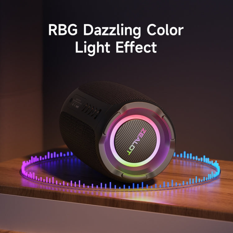 Zealot S61M RGB Rhythmic Light Karaoke Wireless Speaker, Style:Dual Mic(Black) - free shipping - PMC Jewellery - Order now!