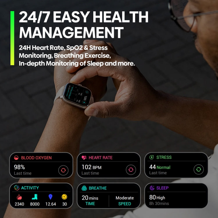Zeblaze Beyond 3 Pro 2.15 inch Screen Stylish GPS Smartwatch Supports Bluetooth Calling(Black) - free shipping - PMC TechLife - Order now!