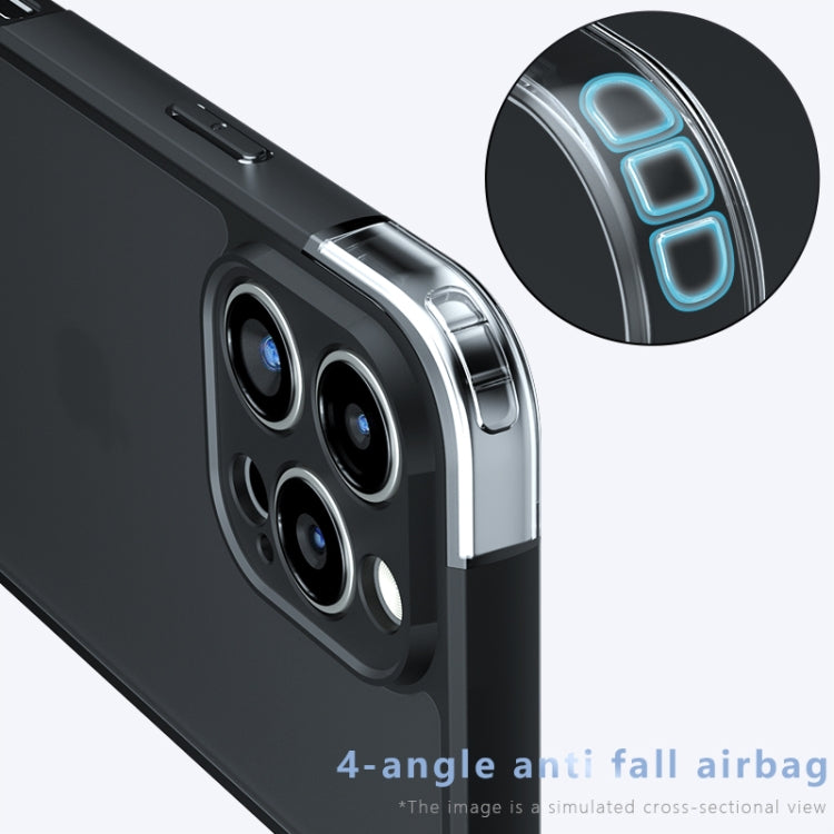 For iPhone 16 Pro Max Armor Precise Hole PC Hybrid TPU Phone Case(Frosted Black) - iPhone 16 Pro Max Cases by PMC TechLife | Online Shopping South Africa | PMC TechLife | Buy Now Pay Later Mobicred