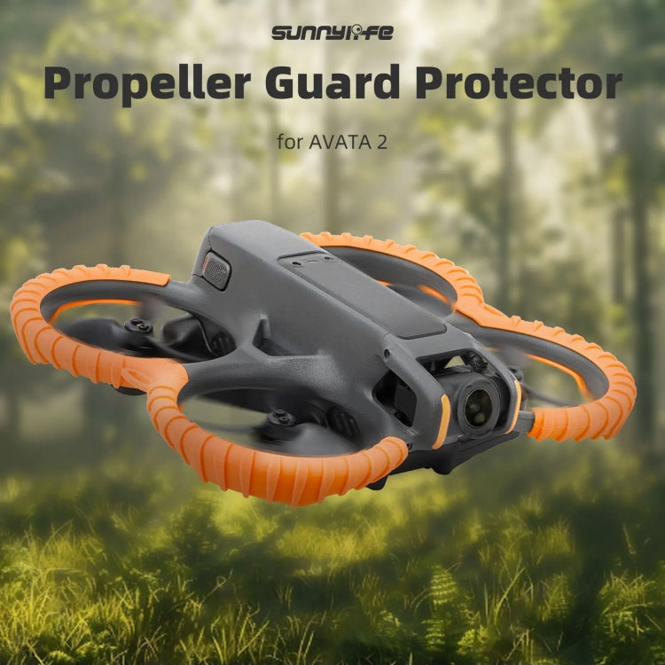 For DJI Avata 2 Sunnylife Drone Anti-Collision Protective Cover Combo Case Kit(Orange) - free shipping - PMC TechLife - Order now!