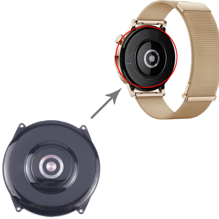 For Huawei Watch GT 3 46mm Original Rear Housing Cover(Black) - For Huawei by PMC TechLife | Online Shopping South Africa | PMC TechLife | Buy Now Pay Later Mobicred