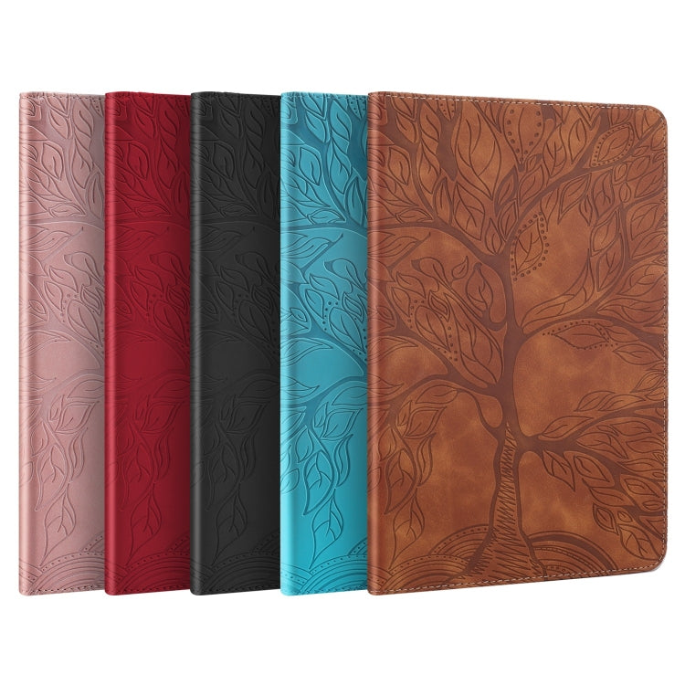 For iPad Pro 11 2024 Tree Life Series Embossed Smart Leather Tablet Case(Red) - iPad Pro 11 2024 Cases by PMC TechLife | Online Shopping South Africa | PMC TechLife | Buy Now Pay Later Mobicred