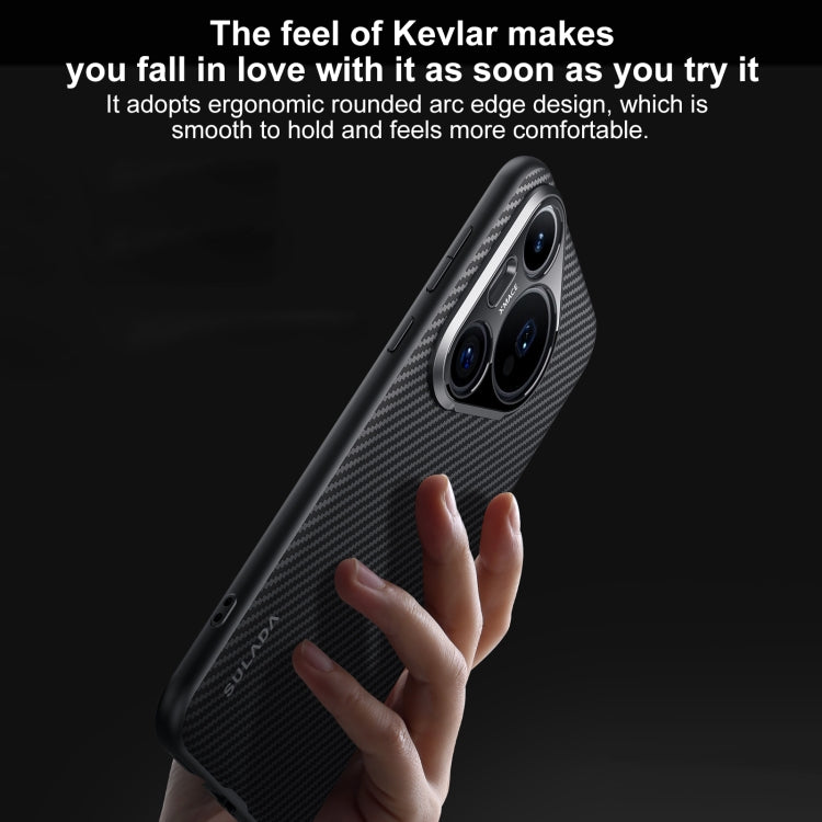 For Huawei Pura 70 Pro / 70 Pro+ SULADA 600D Kevlar Texture PC Shockproof Phone Case(Brown) - free shipping - PMC Jewellery - Order now!