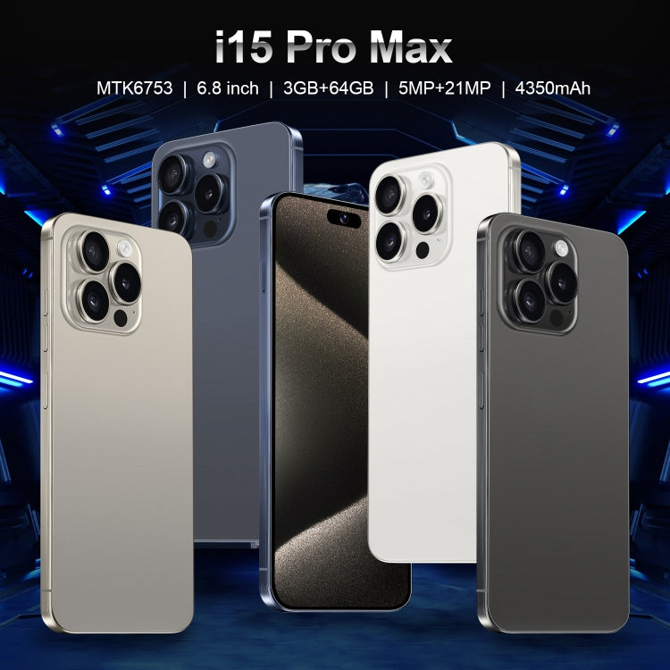 VD1 / i15 Pro Max, 3GB+64GB, 6.8 inch Screen, Face Identification, Android 10.0 MTK6753 Octa Core, Network: 4G, Dual SIM(White) -  by PMC Jewellery | Online Shopping South Africa | PMC Jewellery | Buy Now Pay Later Mobicred