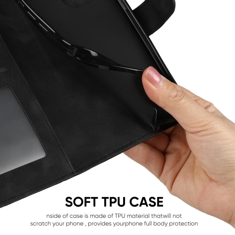 For Google Pixel 9 Pro XL Skin Feel Geometric Lines Leather Phone Case(Black) - Google Cases by PMC TechLife | Online Shopping South Africa | PMC TechLife | Buy Now Pay Later Mobicred