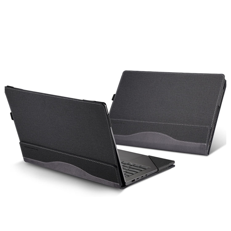 For Asus Zenbook 14X UX5401Z / UX5400 Leather Laptop Shockproof Protective Case(Black) - Screen & Keyboard Cover by PMC Jewellery | Online Shopping South Africa | PMC Jewellery | Buy Now Pay Later Mobicred
