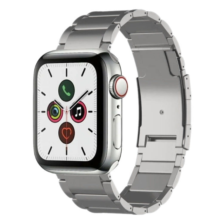 For Apple Watch Series 5 44mm Titanium Metal Watch Band(Silver) - free shipping - PMC TechLife - Order now!