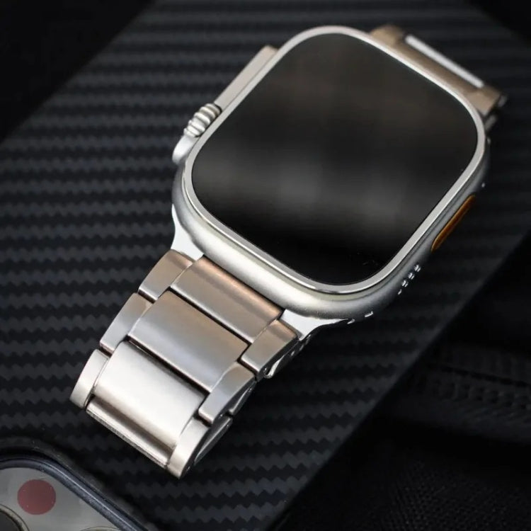 For Apple Watch Series 3 38mm Titanium Metal Watch Band(Silver) - free shipping - PMC TechLife - Order now!