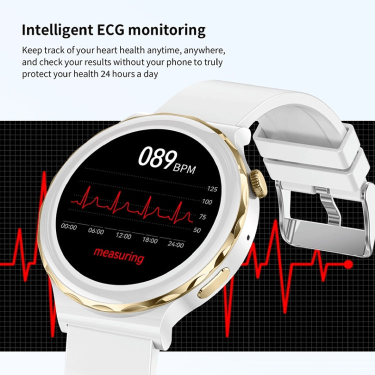 LEMFO HW52 1.28 inch Dual Mode Sport Smart Watch, Support Bluetooth Call / Sleep / Blood Oxygen / Heart Rate / Blood Pressure Health Monitor(White) - Smart Watches by LEMFO | Online Shopping South Africa | PMC Jewellery | Buy Now Pay Later Mobicred