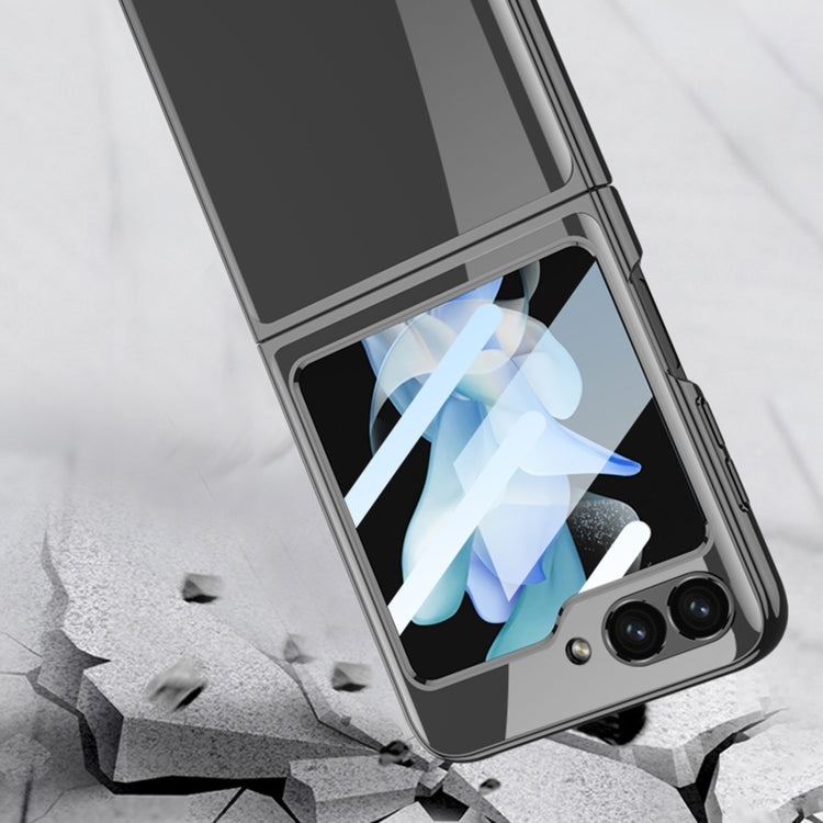For Samsung Galaxy Z Flip6 / Flip7 FE GKK Integrated Electroplating Full Coverage Phone Case(Transparent) - free shipping - PMC Jewellery - Order now!