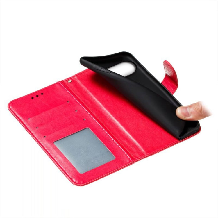 For Google Pixel 9 Pro Lace Flower Embossing Flip Leather Phone Case(Red) - Google Cases by PMC TechLife | Online Shopping South Africa | PMC TechLife | Buy Now Pay Later Mobicred