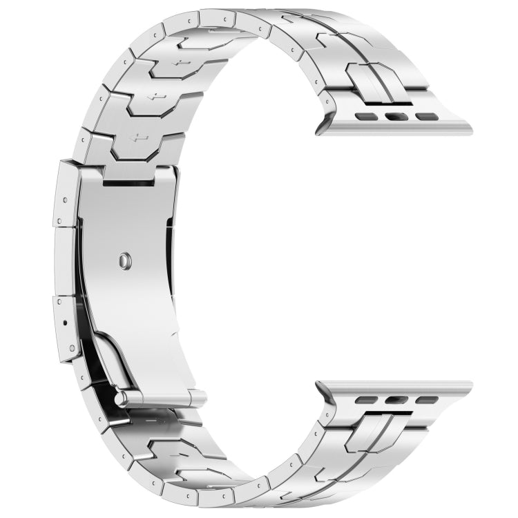 For Apple Watch Series 3 38mm Turtle Buckle Titanium Alloy Watch Band(Silver) - free shipping - PMC TechLife - Order now!