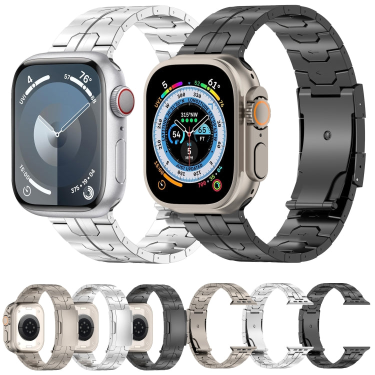 For Apple Watch Series 5 40mm Turtle Buckle Titanium Alloy Watch Band(Silver) - free shipping - PMC TechLife - Order now!
