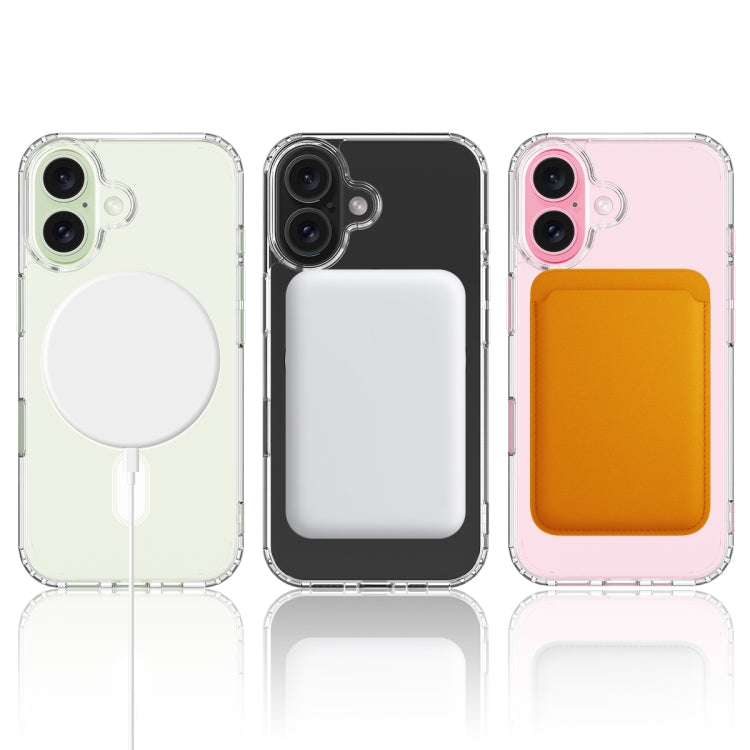 For iPhone 16 Plus MagSafe Clear Acrylic PC Hybrid TPU Phone Case(Transparent) - iPhone 16 Plus Cases by PMC TechLife | Online Shopping South Africa | PMC TechLife | Buy Now Pay Later Mobicred