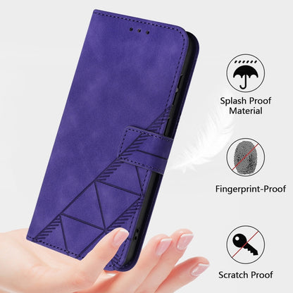 For Ulefone Note 14 Crossbody 3D Embossed Flip Leather Phone Case(Purple) - Ulefone Cases by PMC Jewellery | Online Shopping South Africa | PMC Jewellery | Buy Now Pay Later Mobicred