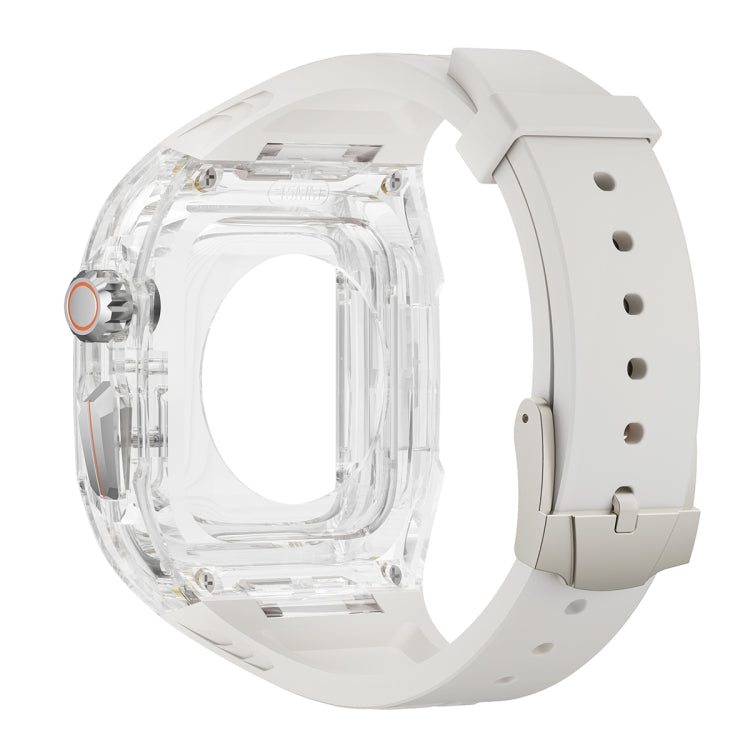 For Apple Watch Series 5 44mm Modified PC Hybrid TPU Watch Case Band(Starlight Transparent) - free shipping - PMc TechLife - Order now!