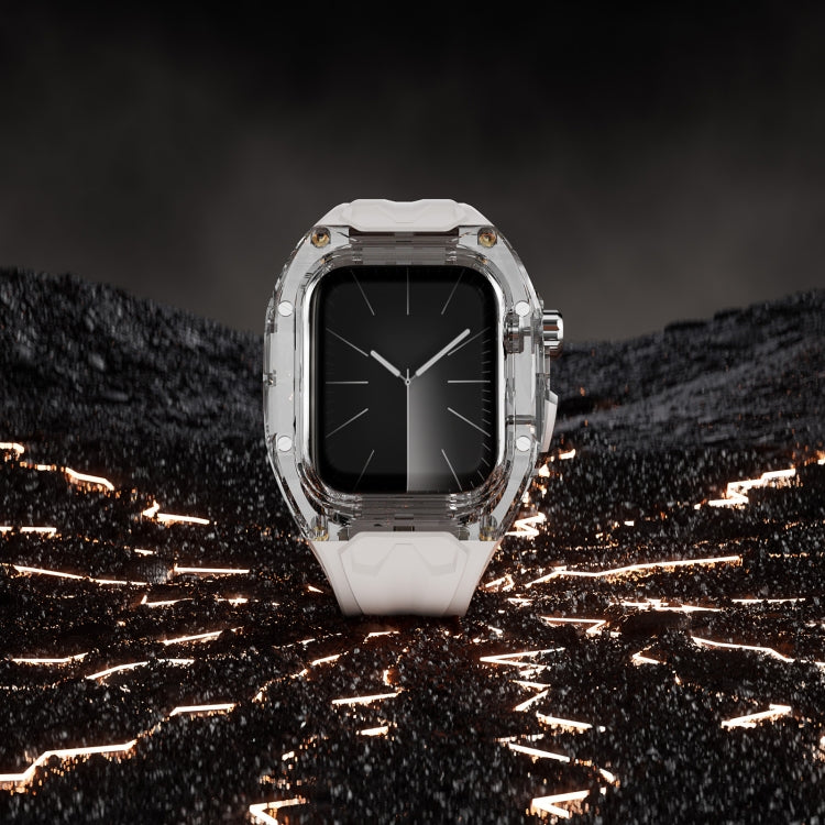 For Apple Watch Series 5 44mm Modified PC Hybrid TPU Watch Case Band(Starlight Transparent) - free shipping - PMc TechLife - Order now!