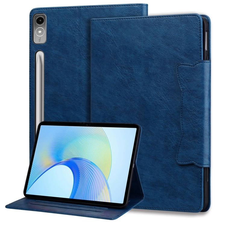 For Lenovo Tab P12 Cat Buckle Leather Tablet Case(Royal Blue) - Lenovo by PMC TechLife | Online Shopping South Africa | PMC TechLife | Buy Now Pay Later Mobicred