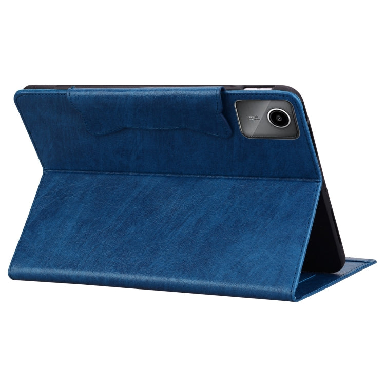For Lenovo Xiaoxin Pad M11 2024 Cat Buckle Leather Tablet Case(Royal Blue) - Lenovo by PMC Jewellery | Online Shopping South Africa | PMC Jewellery | Buy Now Pay Later Mobicred
