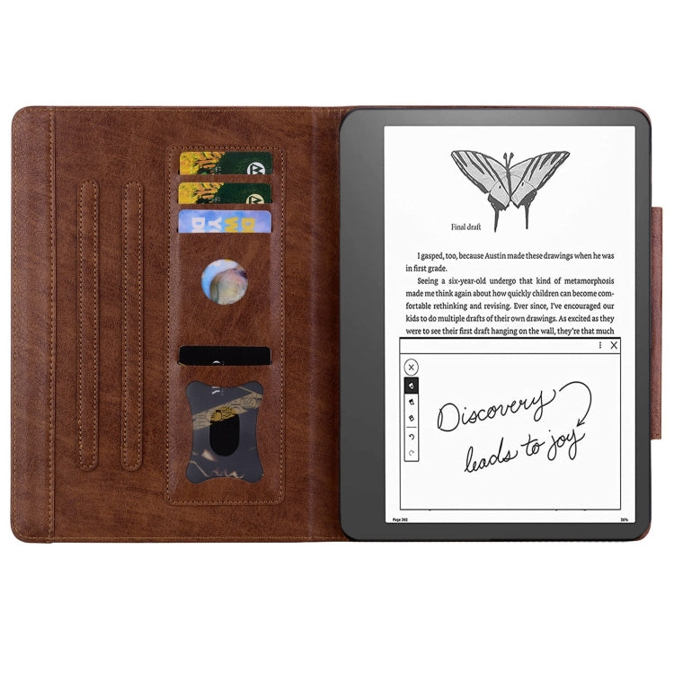 For Amazon Kindle Scribe 10.2 inch 2022 Cat Buckle Leather Tablet Case(Brown) - Amazon by PMC TechLife | Online Shopping South Africa | PMC TechLife | Buy Now Pay Later Mobicred