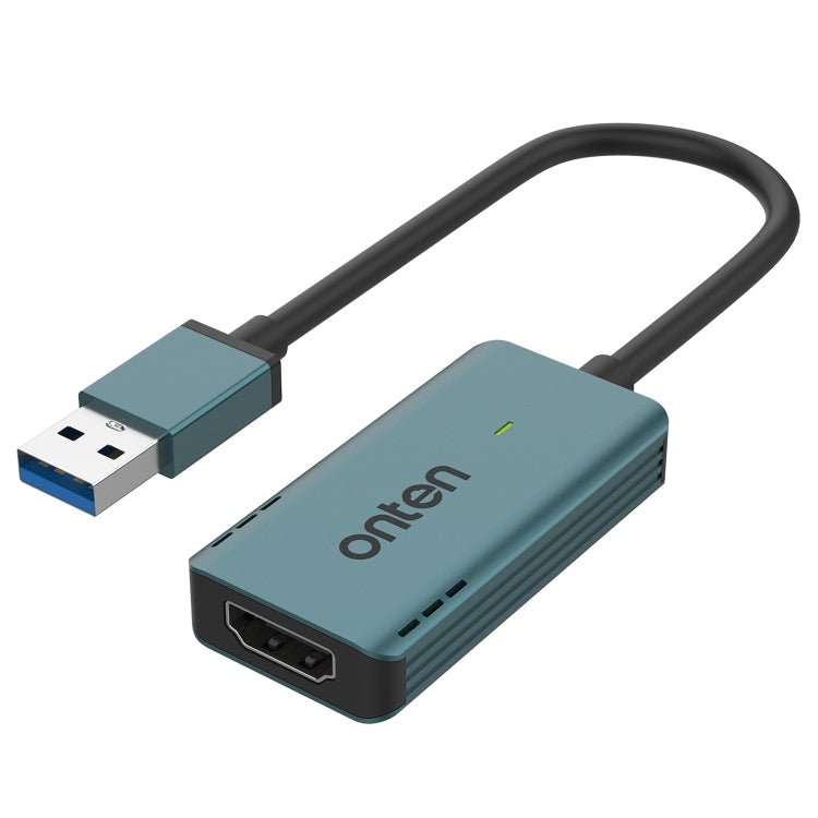 Onten US331 USB Video Capture Card, Length:1.3m(Green) - Video Capture Solutions by Onten | Online Shopping South Africa | PMC Jewellery | Buy Now Pay Later Mobicred