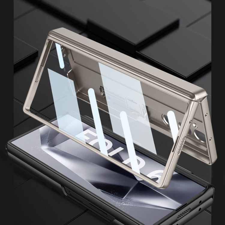 For Samsung Galaxy Z Fold6 GKK Integrated Full Coverage Magnetic Fold Phone Case(Silver) - free shipping - PMC Jewellery - Order now!