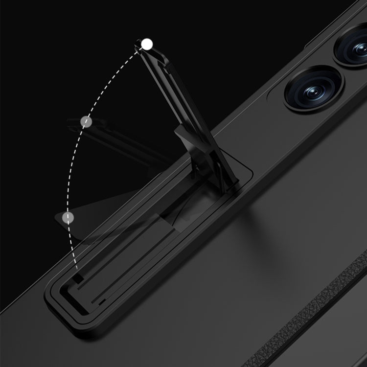 For Samsung Galaxy Z Fold6 GKK Integrated Anti Peep Full Coverage Magnetic Fold Phone Case(Grey) - free shipping - PMC Jewellery - Order now!