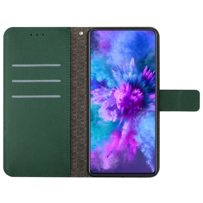 For Samsung Galaxy S25 5G Rhombic Grid Texture Leather Phone Case(Green) - Galaxy S25 5G Cases by PMC Jewellery | Online Shopping South Africa | PMC Jewellery | Buy Now Pay Later Mobicred