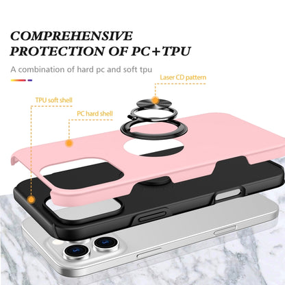 For iPhone 16 Magnetic Ring Holder Phone Case(Rose Gold) - iPhone 16 Cases by PMC Jewellery | Online Shopping South Africa | PMC Jewellery | Buy Now Pay Later Mobicred